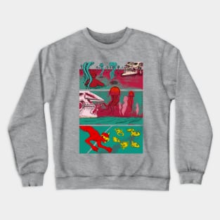 Freediving in my Mind Crewneck Sweatshirt